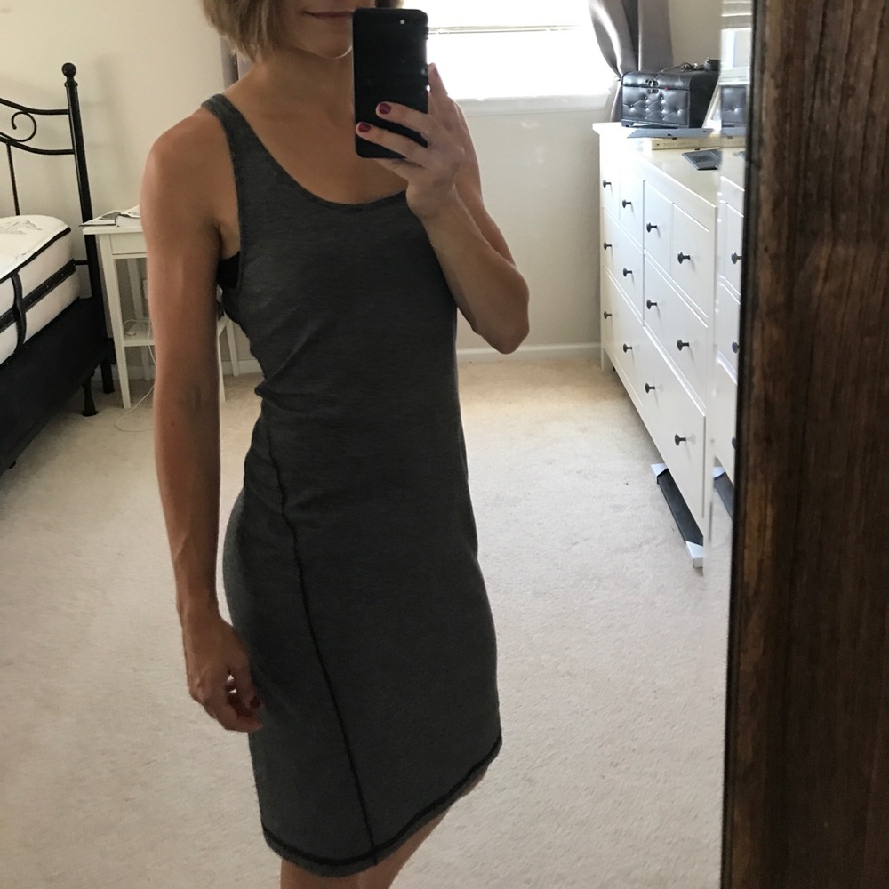 lululemon athletica Gray Midi Dress